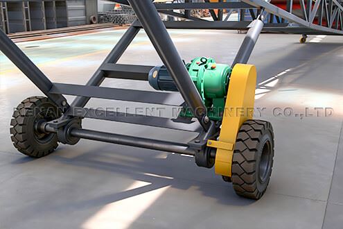 Portable Belt Conveyors Running Gear Portable Belt Conveyors Running Gear