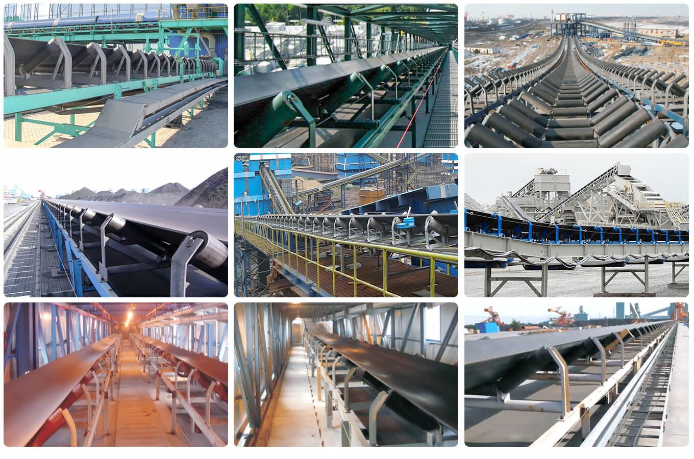 conveyor idler on site