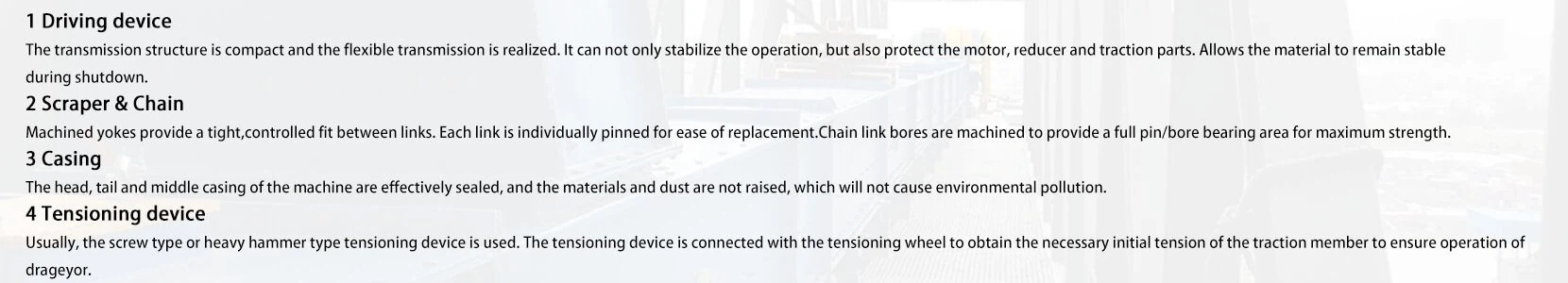drag chain conveyor
